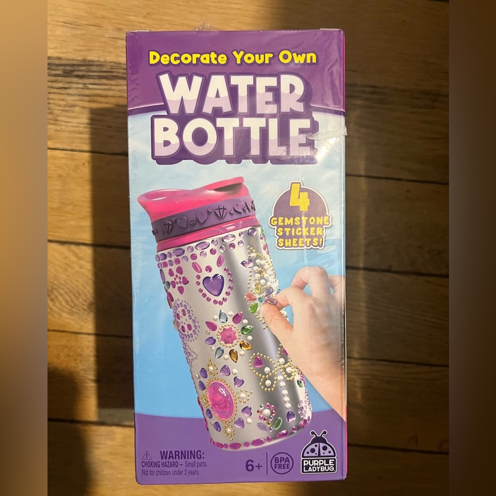 Decorate Your Own Water Bottle with Gemstones